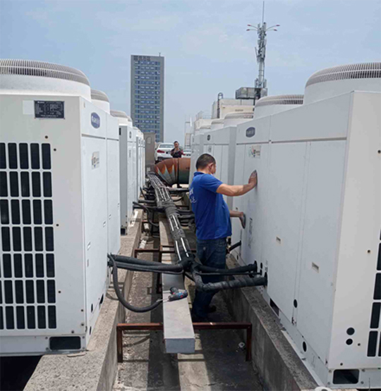 米林中央空调制热和不制冷系统维修方法